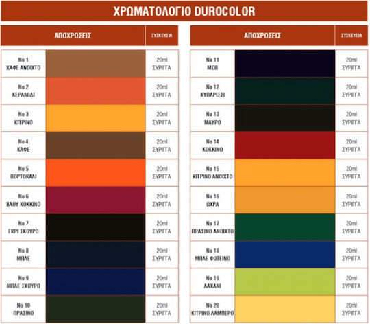 Durostick Durocolor Craft Pigment Beige for Liquid Glass and Glass Ώχρα Νο16 20ml