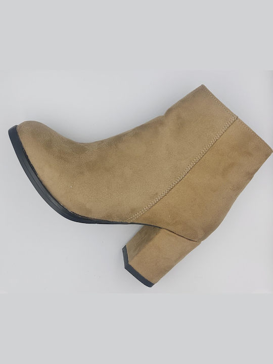 WOMEN'S BOOTS WITH THICK HEEL, CODE: 564