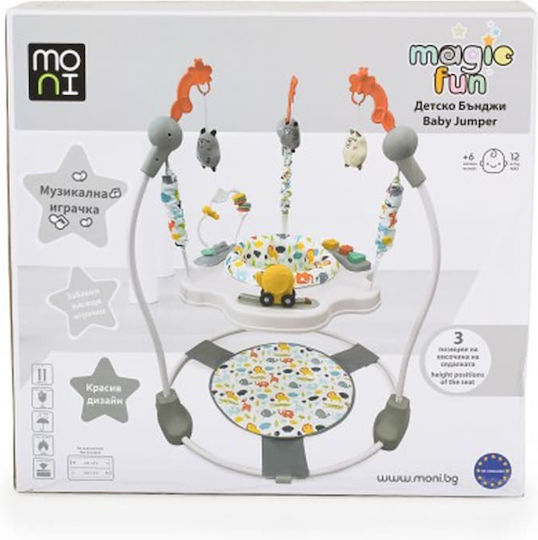 Moni Baby Jumper Magic Fun με Μουσική, Φως και Ήχους για 6+ Μηνών