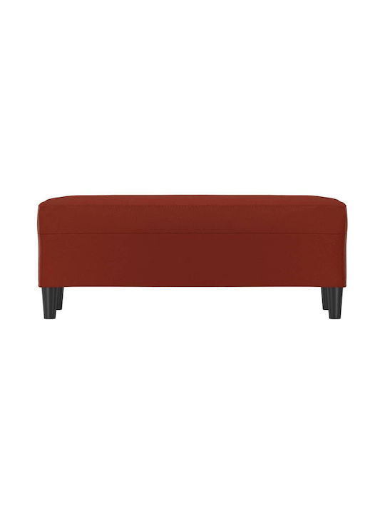 Stoff-Tabouret Mit Burgundischer Farbe 100x35x41cm
