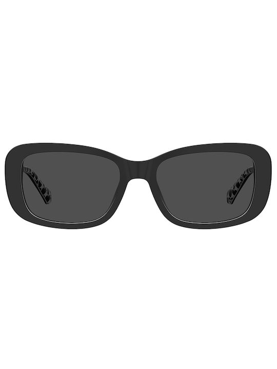 Moschino Femei Ochelari de soare cu Negru Din plastic Rame și Gri Lentilă MOL060/S 807/IR