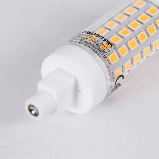 GloboStar Bec LED 7W pentru Soclu R7S și Formă R80 Alb cald 791lm