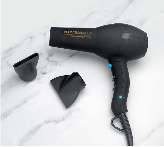 Diva Pro Styling Edit Veloce 3800 Pro Професионален Сешоар 2200W