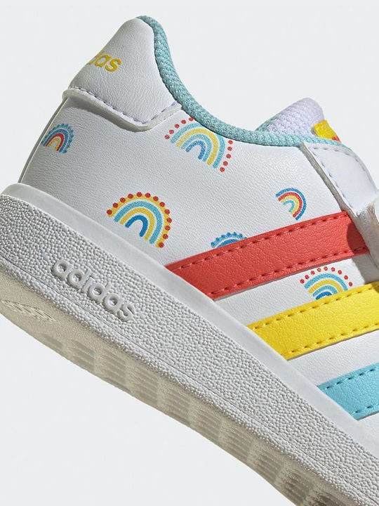 Grand Court 2.0 CF I Kids Sneakers with Scratch White