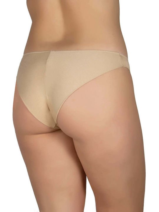 A.A UNDERWEAR Baumwolle Damen Slip Beige