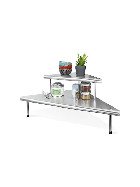Wenko Επιτραπέζια Βάση Inox 48.5x48.5x31εκ. Ασημί