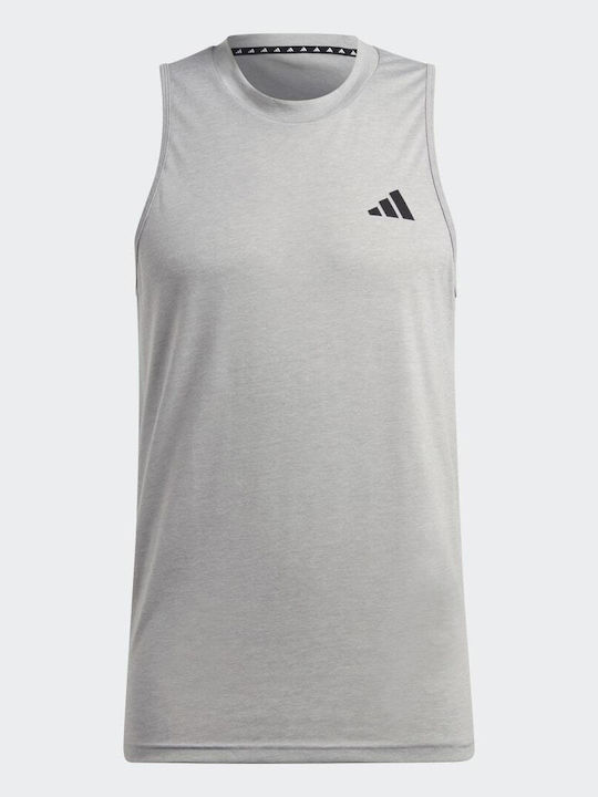 Train Essentials Feelready Aeroready Αθλητική Μπλούζα Κοντομάνικη Medium Grey Heather
