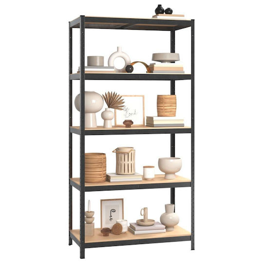 vidaXL Dexions 90x45x180cm With 5 Shelves Total Load Capacity 1325kg 5 Pieces