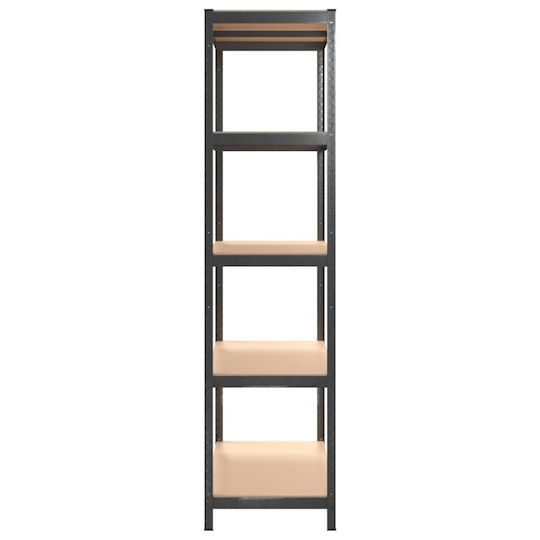 vidaXL Dexions 90x45x180cm With 5 Shelves Total Load Capacity 1325kg 5 Pieces