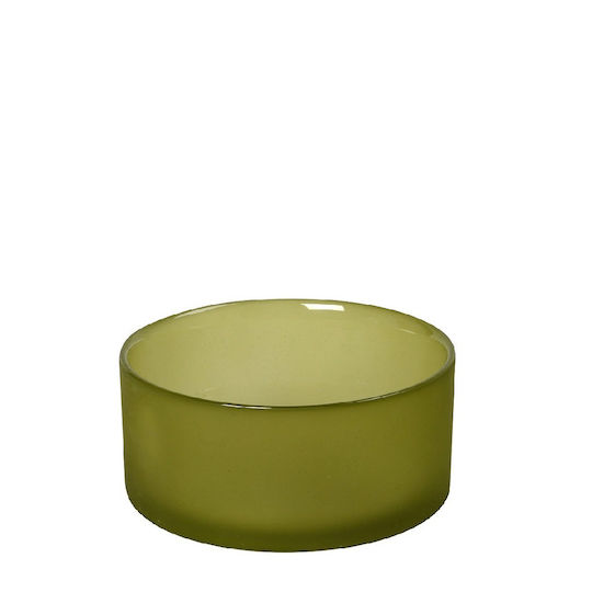 Espiel Caprice Dekorative Schüssel Glas Lime 15x15cm 1Stück