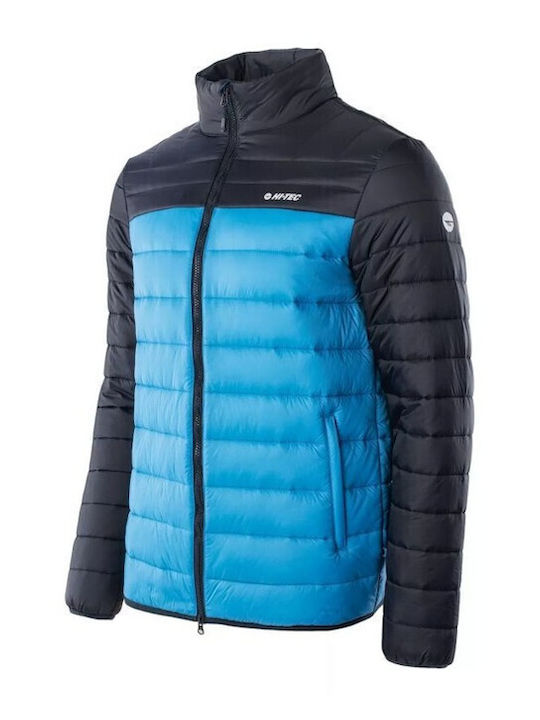 Women's for Hiking Short Puffer Jacket for Winter Blue