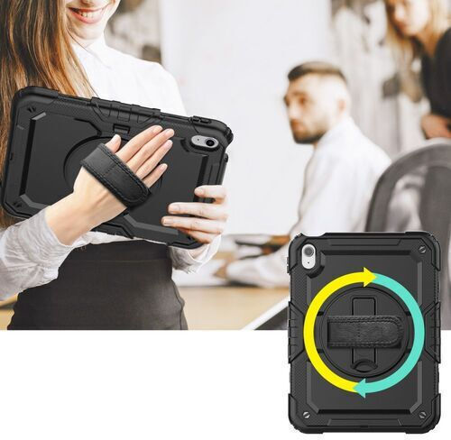 Tech-Protect Umschlag Rückseite Robust Schware (iPad 2022 10,9 Zoll)