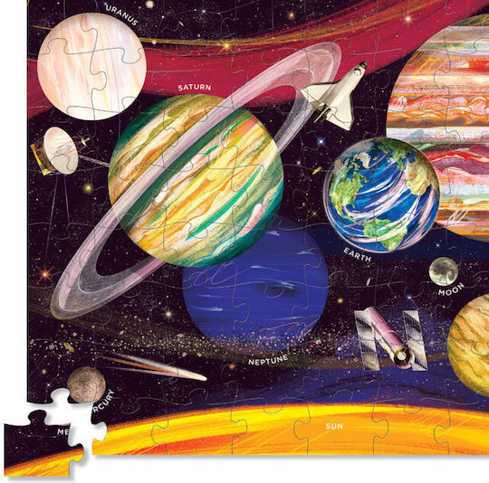 Kids Puzzle Solar System for 6+ years old+ Years 72pcs Crocodile Creek