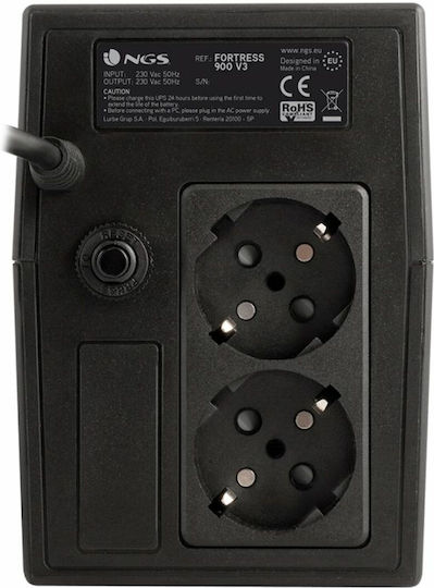 NGS Fortress 900 V3 UPS Off-Line 600VA 360W cu 2 Schuko Prize