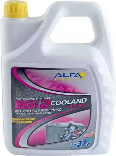 Alfa Products Αντιψυκτικό Παραφλού Ψυγείου Αυτοκινήτου G12 -37°C 4lt