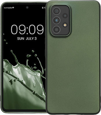 KWmobile Metallic Silicone Back Cover Forest Green (Galaxy A53)