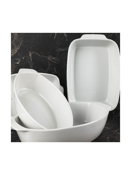 MasterPro Foodies Ορθογώνιο Πυρίμαχο Σκεύος Κεραμικό 32x21x7.5cm