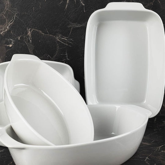 MasterPro Foodies Правоъгълена Огнеупорно Съд Керамика 32x21x7.5см 1бр