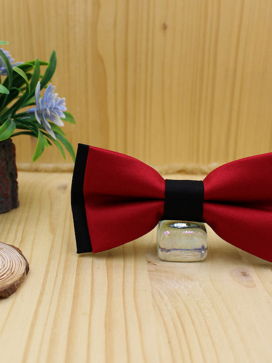 JFashion Cloth Bow Tie Red Black