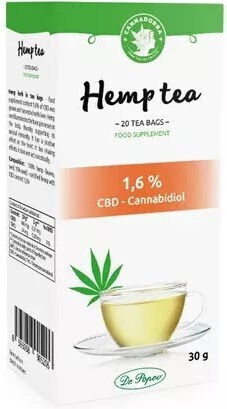 Cannadorra Έγχυμα Κάνναβης με CBD 1,6% Κάνναβη 20 Φακελάκια 30gr