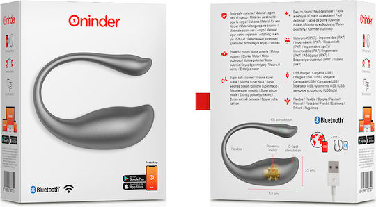 Oninder Vibratoren Ei mit Fernbedienung Vibrating Ei Graue
