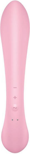 Satisfyer Triple Oh Δονητής Rabbit 27.5cm Ροζ