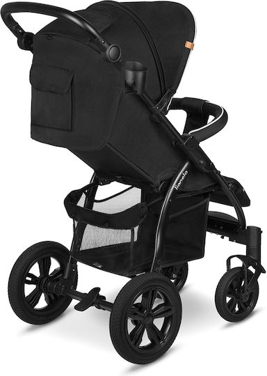 Lionelo Annet Tour Dreamin Cărucior pentru Bebeluși Potrivit pentru Nou-născut Negru 12.5kg