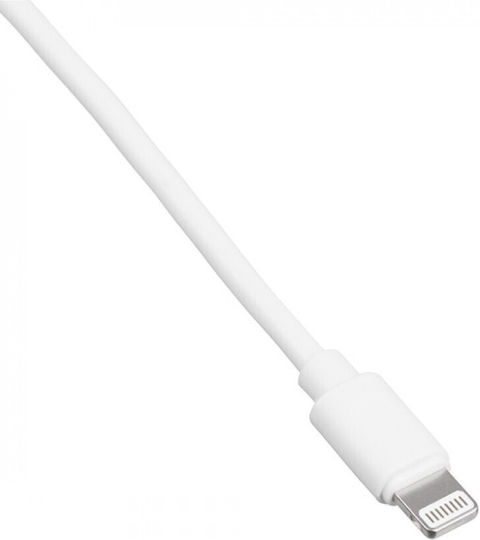 YOURZ USB-A to Lightning Cable Λευκό 2m (8040-k)