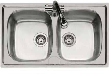 Foster S1000 Drop-In Sink Inox Satin W86xD50cm Silver