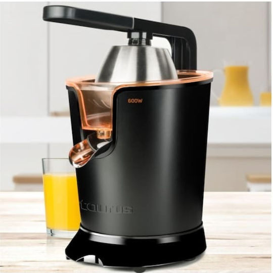 Taurus SQ600X Easy Press 600 Electric Juicer 600W with 650ml Capacity Inox Black