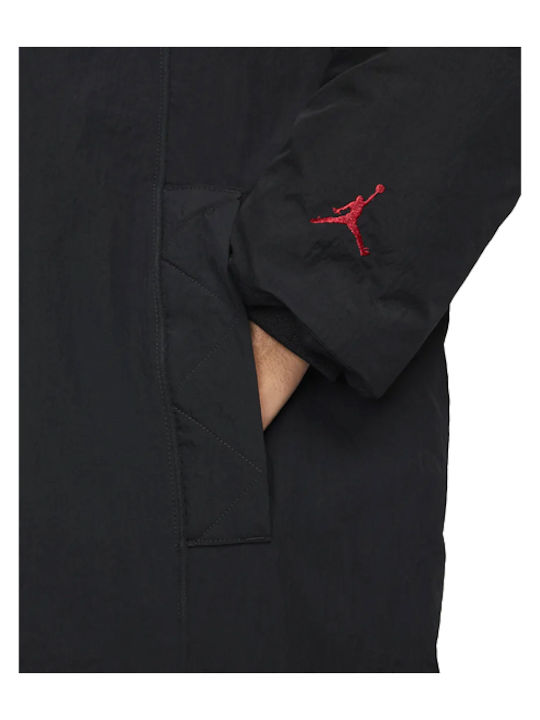 Lungă Jachetă de femei tip parka Negru