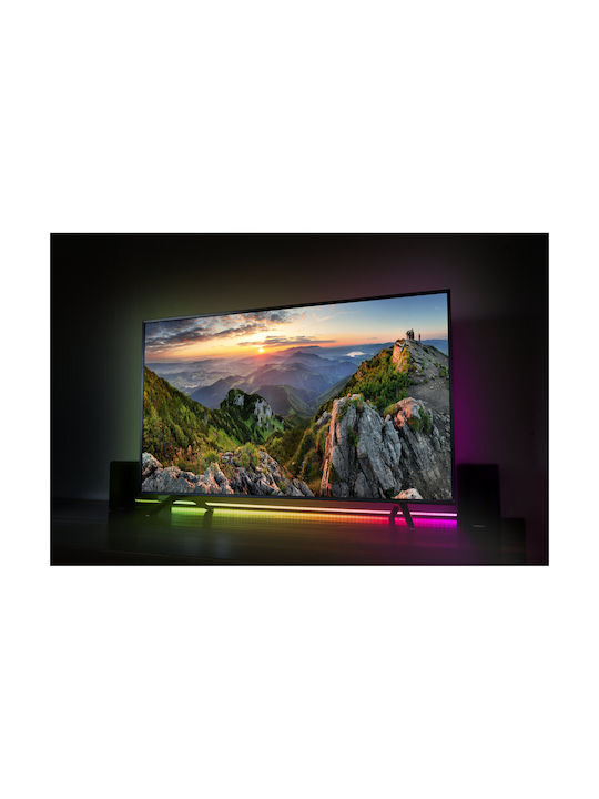 Ibiza Sound LED Φωτιστικό Δαπέδου Υ100εκ. με RGB Φως Μαύρο