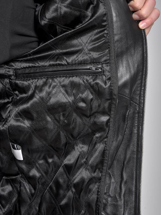 Tom-Cat Lederjacke Jacke Biker Schwarz