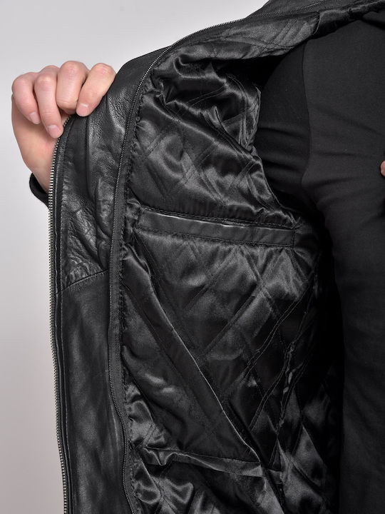 Tom-Cat Lederjacke Jacke Biker Schwarz