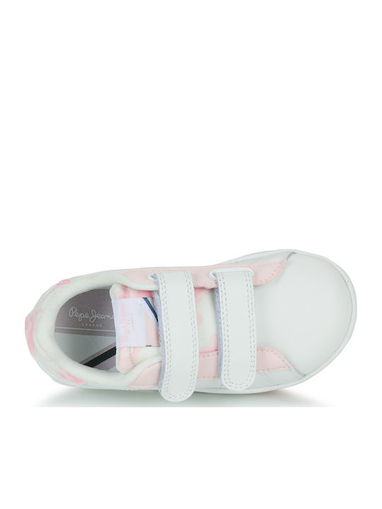 Player Παιδικά Sneakers με Σκρατς Λευκά