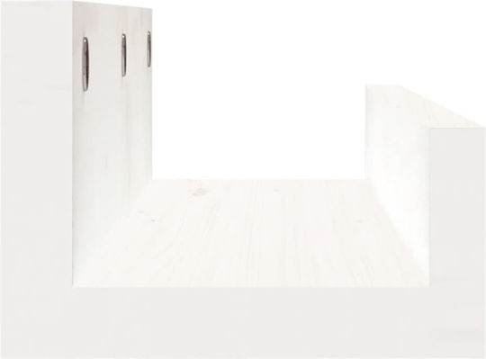 Wandregale Weiß 2Stücke 50x12x9cm