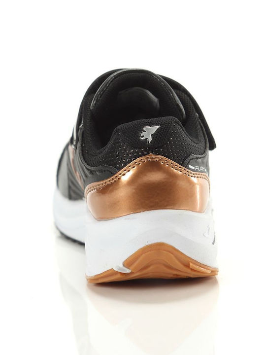 Fury Kids Sneakers with Scratch Black