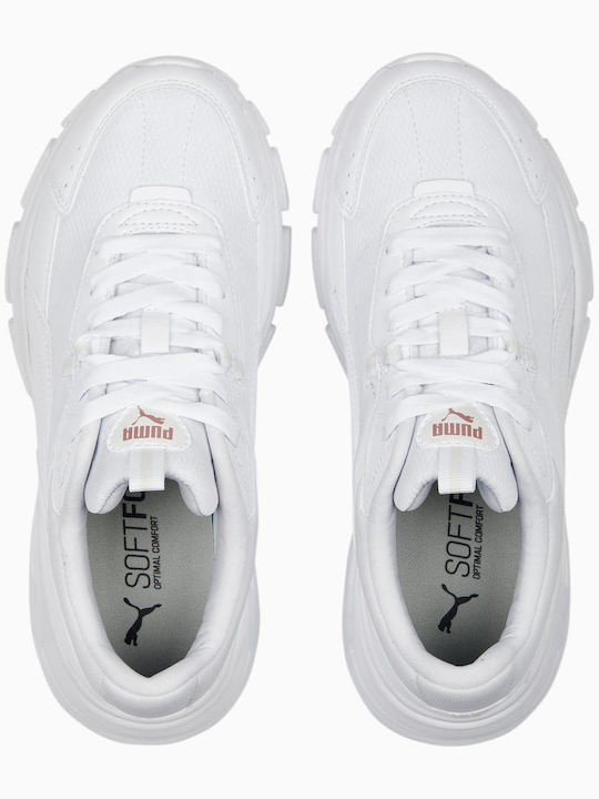 Cassia Via Γυναικεία Chunky Sneakers Λευκά