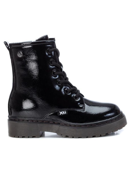 Xti Kids Combat Boots Black