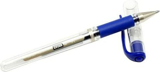 Uni-Ball Liquid Ink Signo Broad UM-153W Pen Ballpoint Transparent with Blue Ink 12pcs