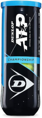 Dunlop ATP Championship Practice Tennis Balls 3pcs