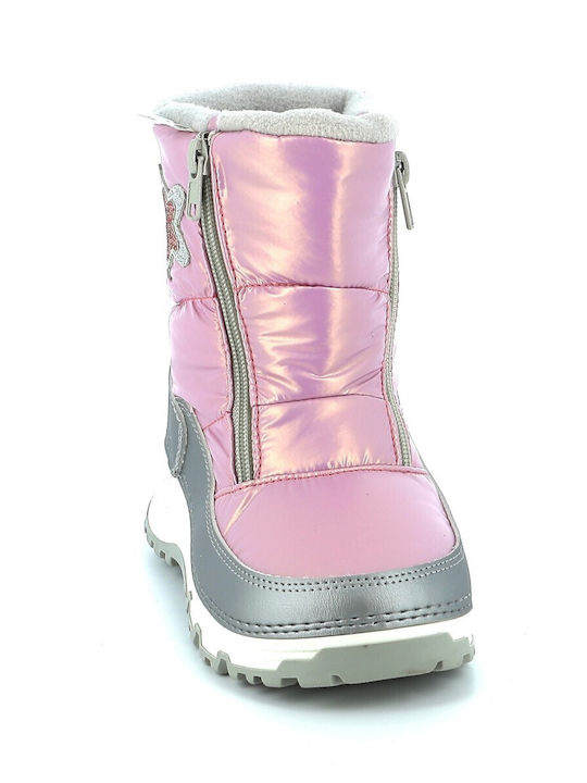 Adam's Shoes Kids Snow Boots with Zipper Pink -99