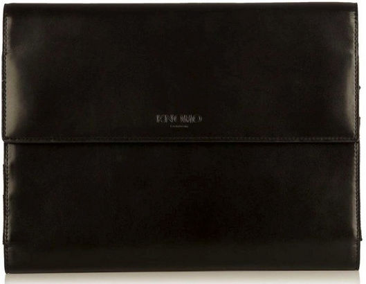 Knomo Knomad Leder Tasche Schwarz Universal 7-8 Zoll