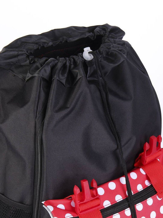 Minnie Mouse Minnie Mouse Σχολική Τσάντα Πλάτης Δημοτικού Κόκκινη