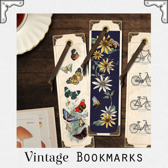 IF Vintage Butterflies Bookmark