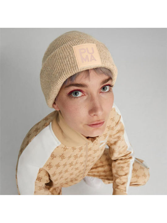 Archive Beanie Γυναικείος Σκούφος Πλεκτός σε Μπεζ χρώμα
