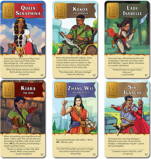 Brettspiel Castle Panic für 1-6 Spieler 10+ Jahre Fireside