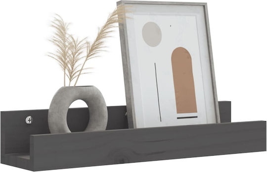 Wandregale Grau 2Stücke 50x12x9cm