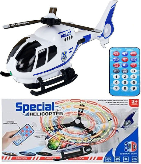 Zita Toys Helicopter with Sounds and Light Helicopter for 3+ years+ Years (Various Designs) 1pc
