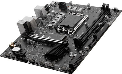 MSI Pro B760M-E DDR4 Micro ATX Дънна платка с Intel 1700 Гнездо